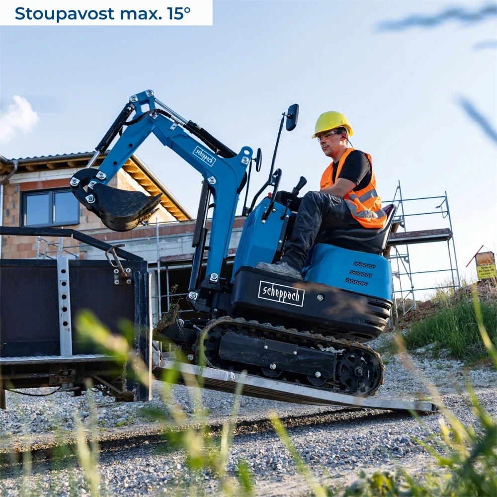 Scheppach EXC 815 - Minibagr